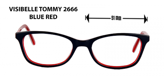 visible tommy 2666 blue red
